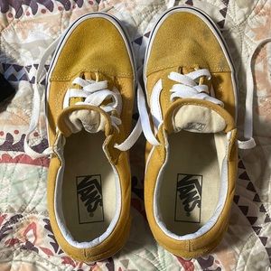 Vans mustard yellow sneakers